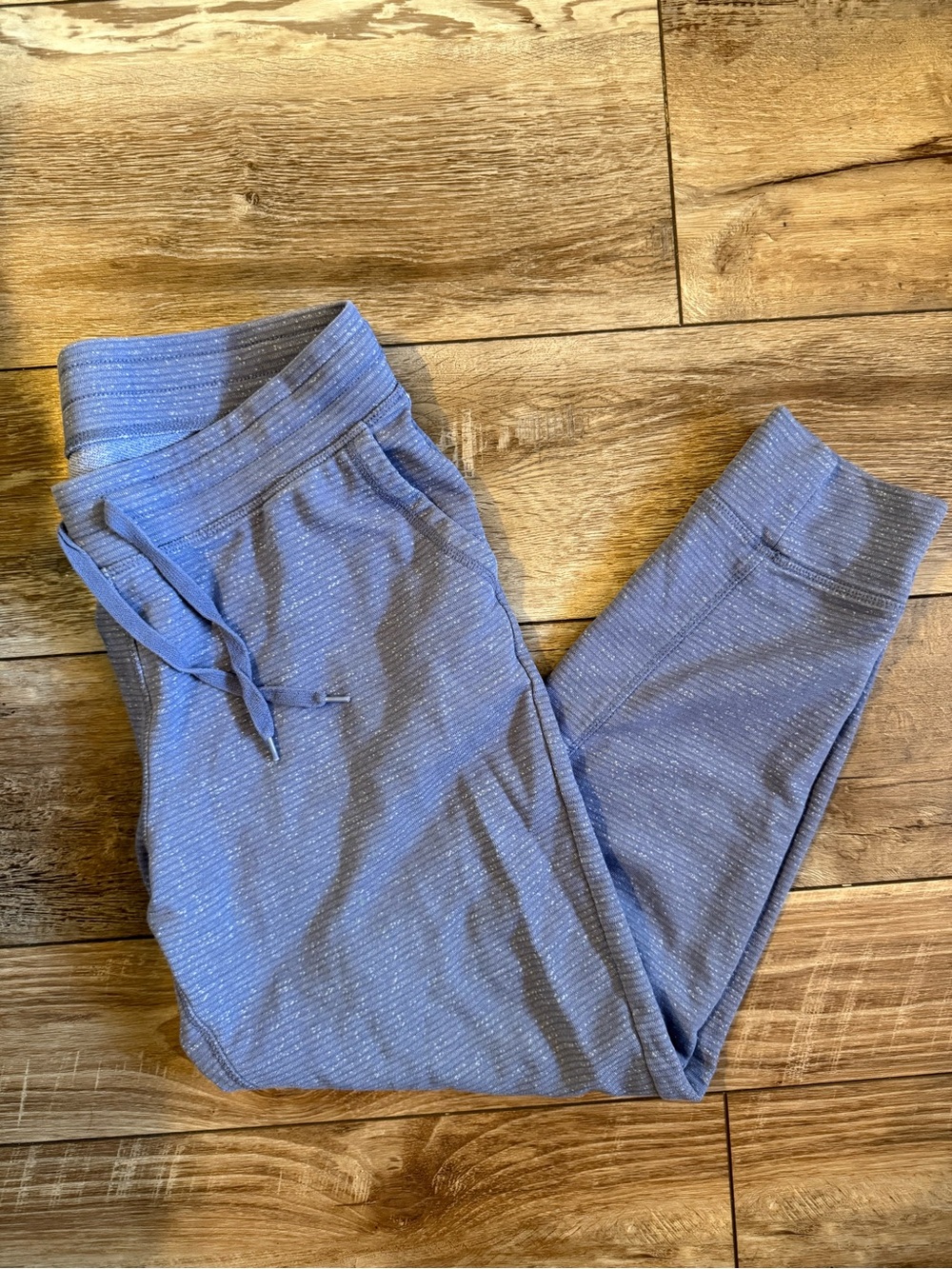 Champion Womens Light Blue Heather Jogger Pants with Drawstring